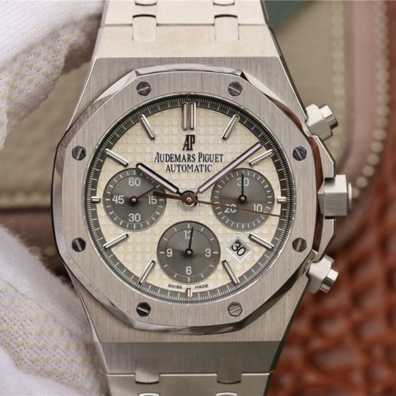 Replica Audemars Piguet Royal Oak Chronograph 26331ST.OO.1220ST 1:1 Best Edition White Dial - DEEPREPS