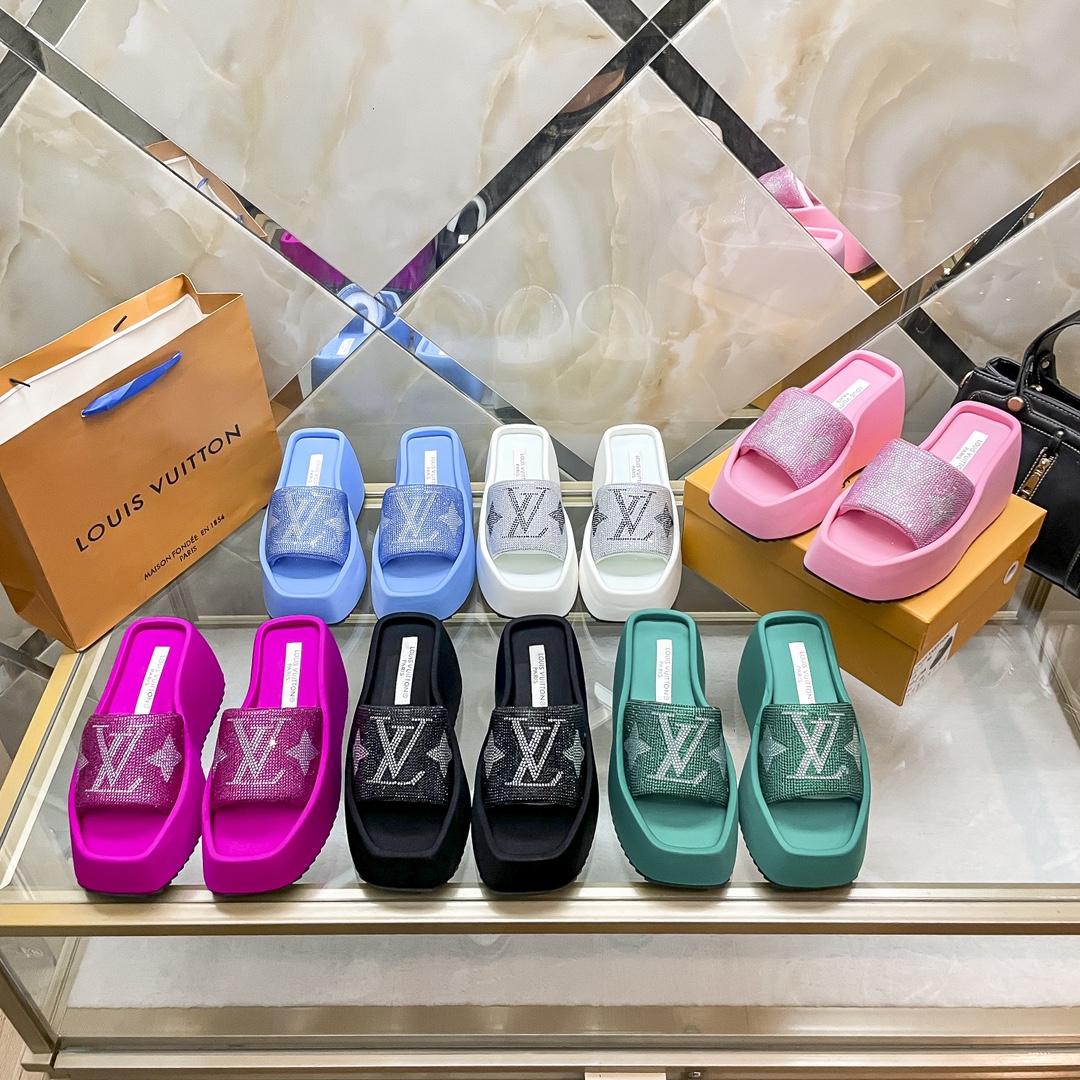 Louis Vuitton platform sandals - DEEPREPS