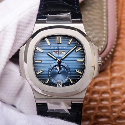 Replica Patek Philippe Nautilus 5726/1A-014 1:1 Best Edition  Black Strap - DEEPREPS