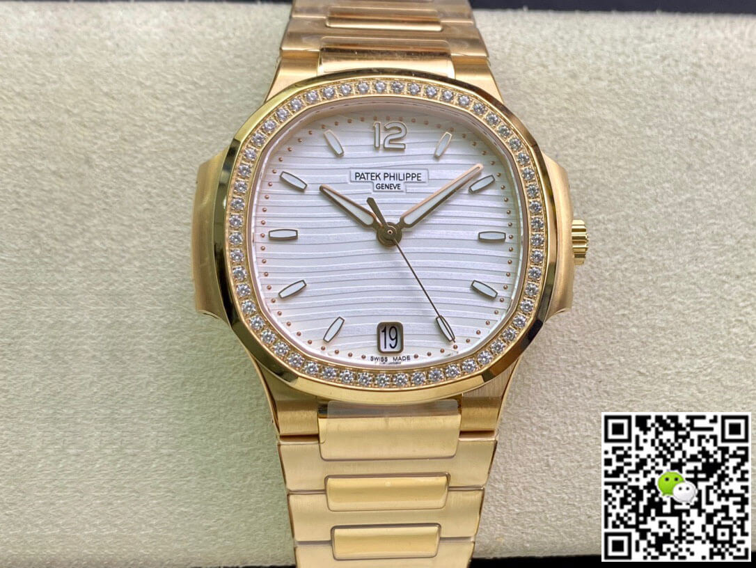 Replica Patek Philippe Nautilus Ladies 7118/1200R-001 1:1 Best Edition Rose Gold - DEEPREPS