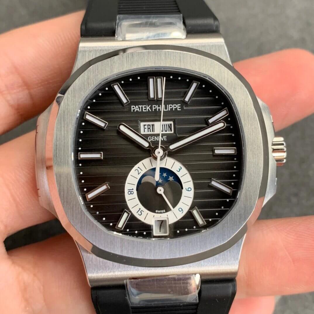 Replica Patek Philippe Nautilus 5726 1:1 Best Edition V2 Rubber Strap - DEEPREPS