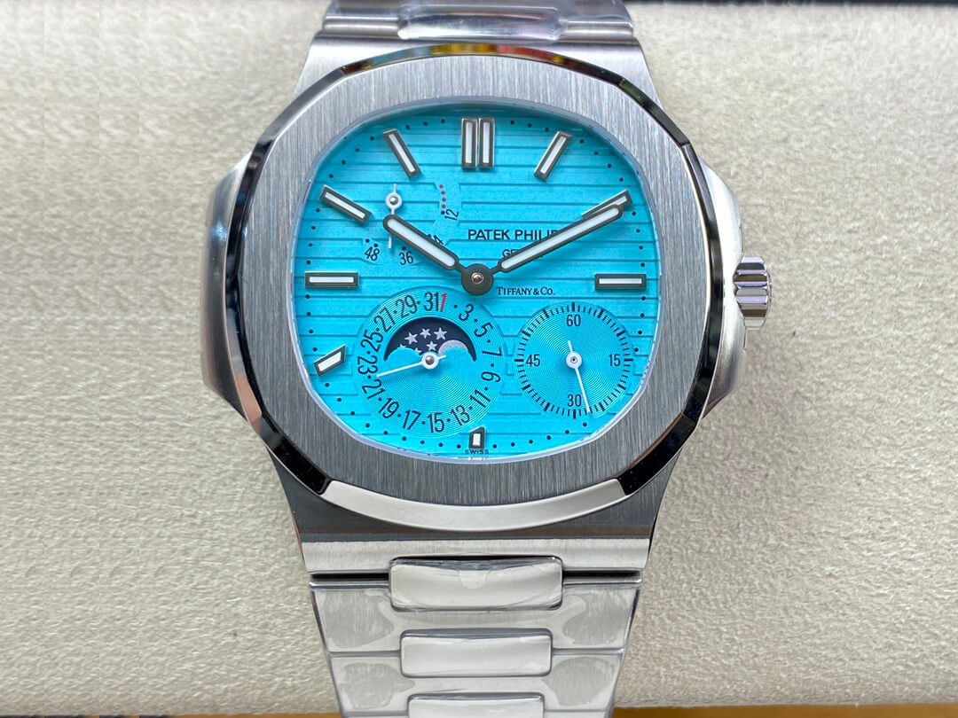Replica Patek Philippe Nautilus 5712 1:1 Best Edition Tiffany Blue Dial - DEEPREPS