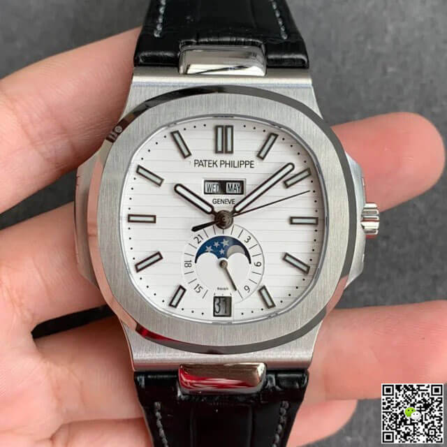 Replica Patek Philippe Nautilus 5726/1A-010 1:1 Best Edition Leather Strap - DEEPREPS