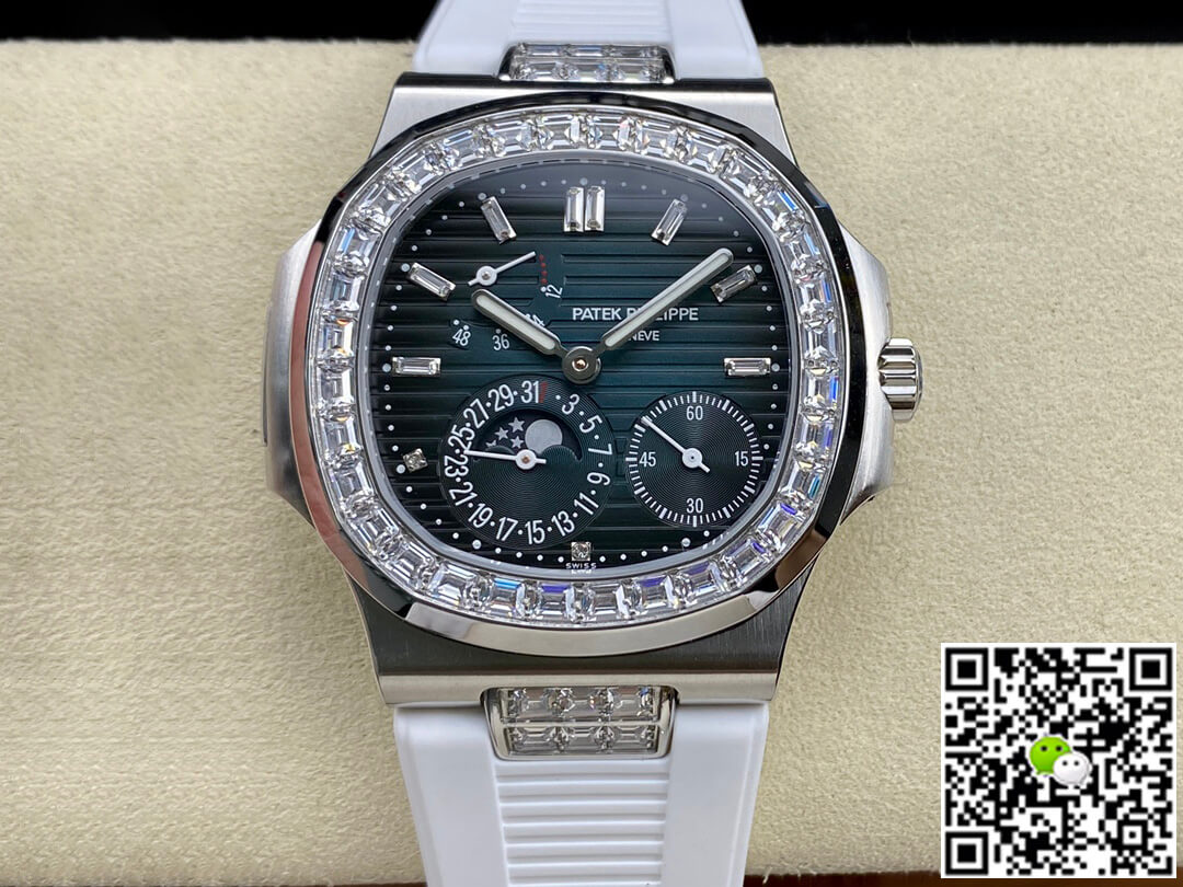 Replica Patek Philippe Nautilus 5712GR 1:1 Best Edition Rubber Strap - DEEPREPS