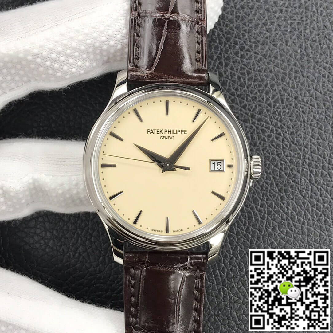 Replica Patek Philippe Calatrava 5227G-001 1:1 Best Edition Leather Strap - DEEPREPS