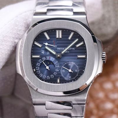 Replica Patek Philippe Nautilus 5712/1A-001 1:1 Best Edition Blue Dial Steel Strap Movement - DEEPREPS