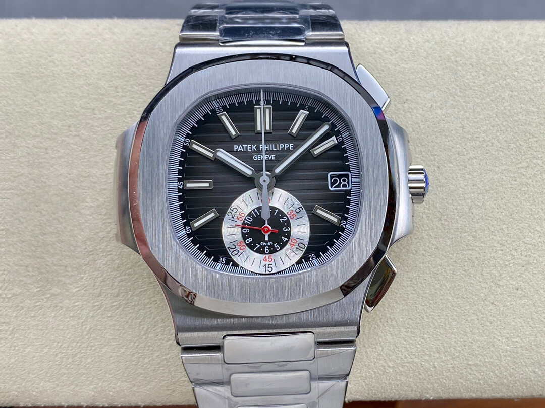 Replica Patek Philippe Nautilus 5980/1A-014 1:1 Best Edition Black Dial - DEEPREPS