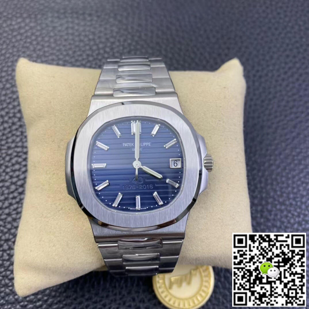 Replica Patek Philippe Nautilus 5711/1P 40th Anniversary 1:1 Best Edition Blue Dial - DEEPREPS