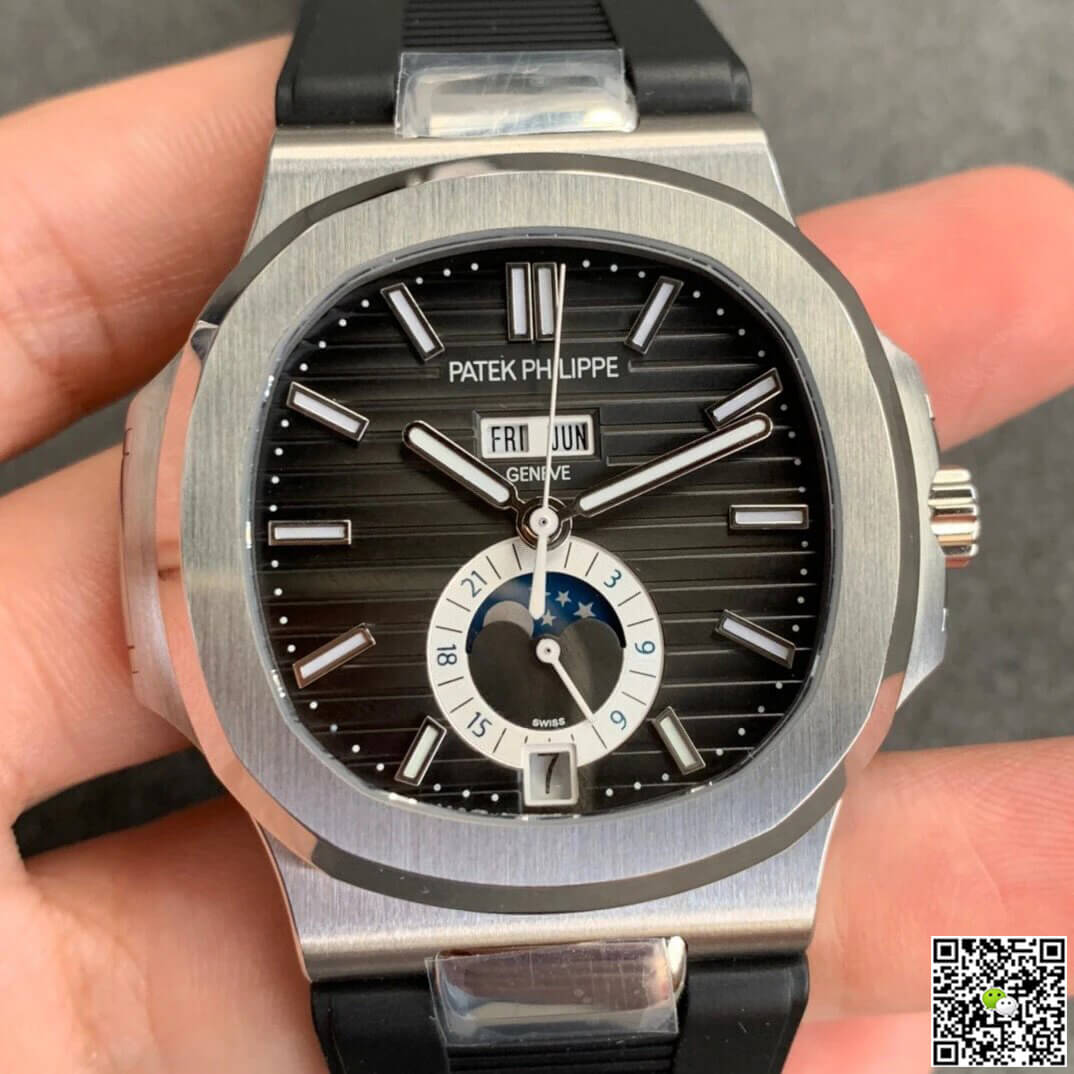 Replica Patek Philippe Nautilus 5726 1:1 Best Edition V2 Rubber Strap - DEEPREPS