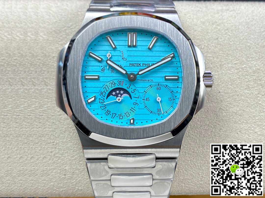 Replica Patek Philippe Nautilus 5712 1:1 Best Edition Tiffany Blue Dial - DEEPREPS