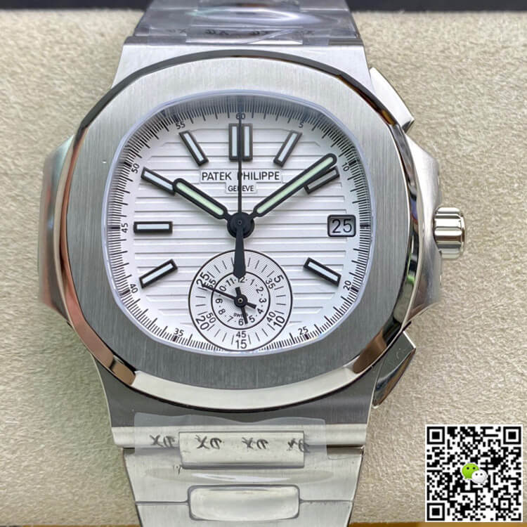 Replica Patek Philippe Nautilus 5980/1A-019 1:1 Best Edition V2 White Dial - DEEPREPS