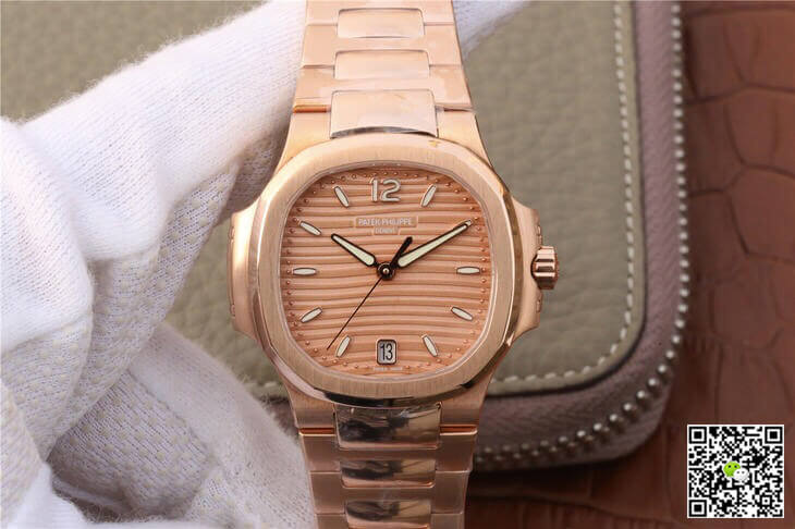 Replica Patek Philippe Nautilus Ladies 7118-1R-010 1:1 Best Edition Rose Gold - DEEPREPS