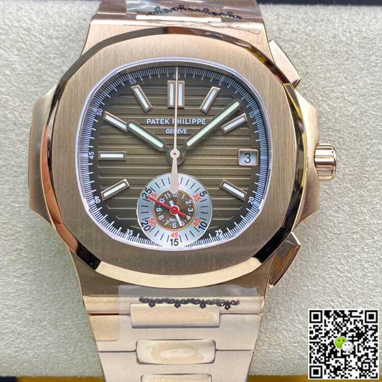 Replica Patek Philippe Nautilus 5980-1R 1:1 Best Edition V2 Rose Gold - DEEPREPS