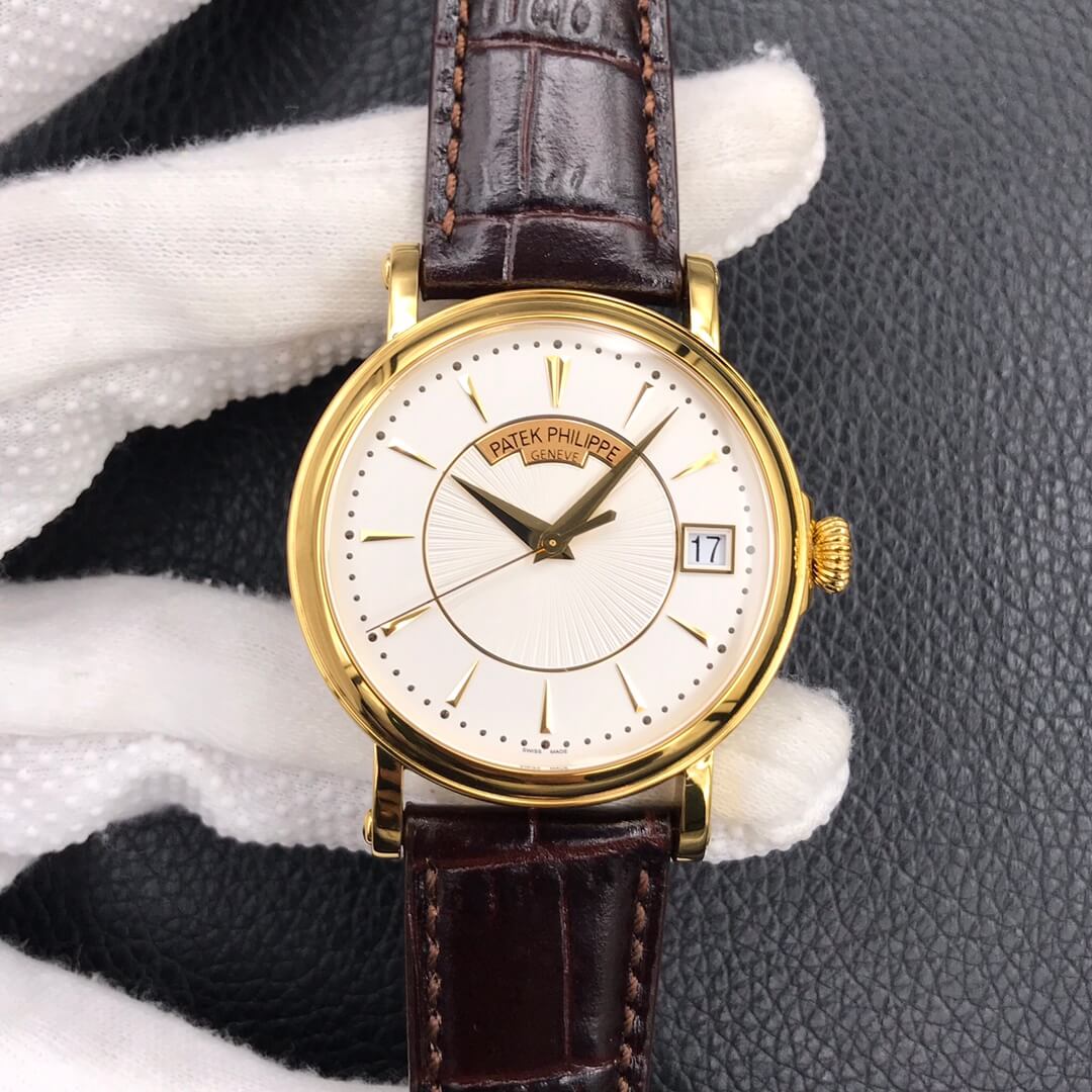 Replica Patek Philippe Calatrava 5153R-001 1:1 Best Edition Gold Case - DEEPREPS