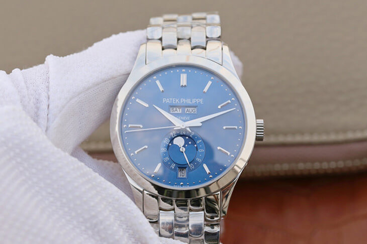 Replica Patek Philippe Complications 5396/1G-001 1:1 Best Edition White Gold Blue Dial - DEEPREPS