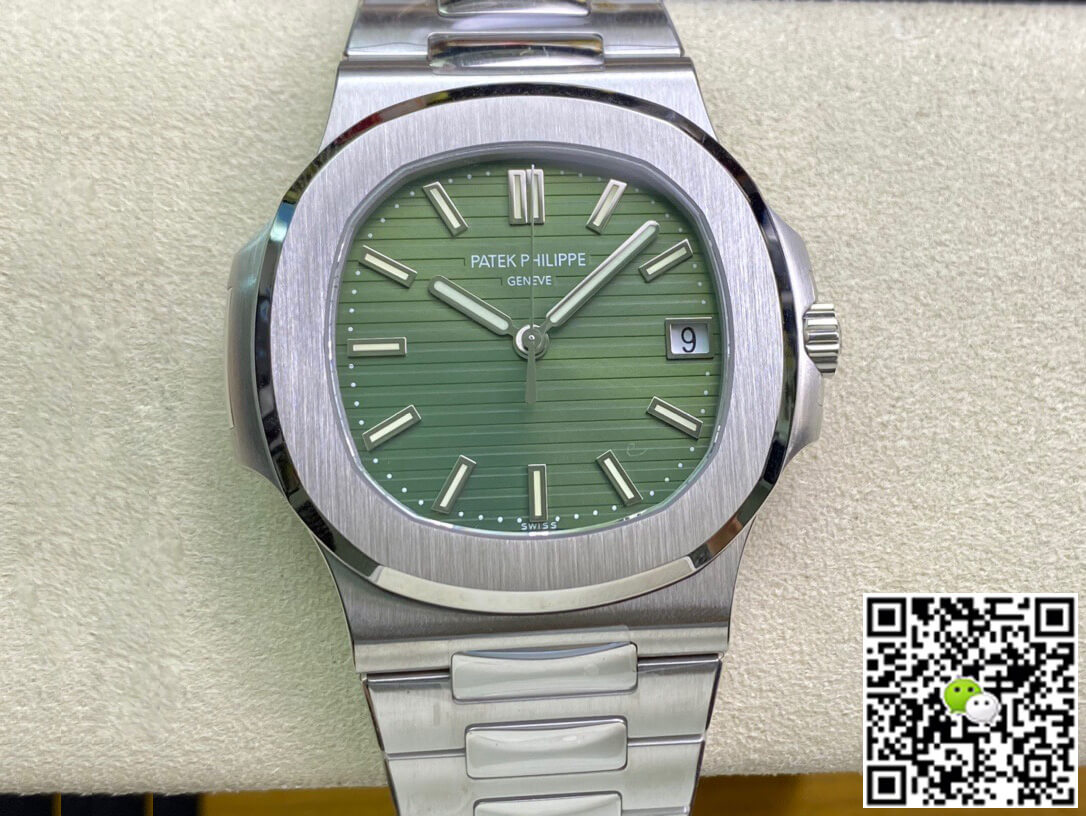 Replica Patek Philippe Nautilus 5711/1A 1:1 Best Edition Olive Green Dial - DEEPREPS