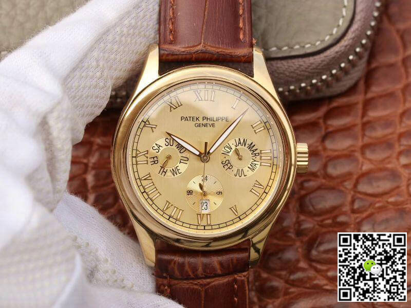 Replica Patek Philippe Complications Annual Calendar 1:1 Best Edition Gold Dial - DEEPREPS