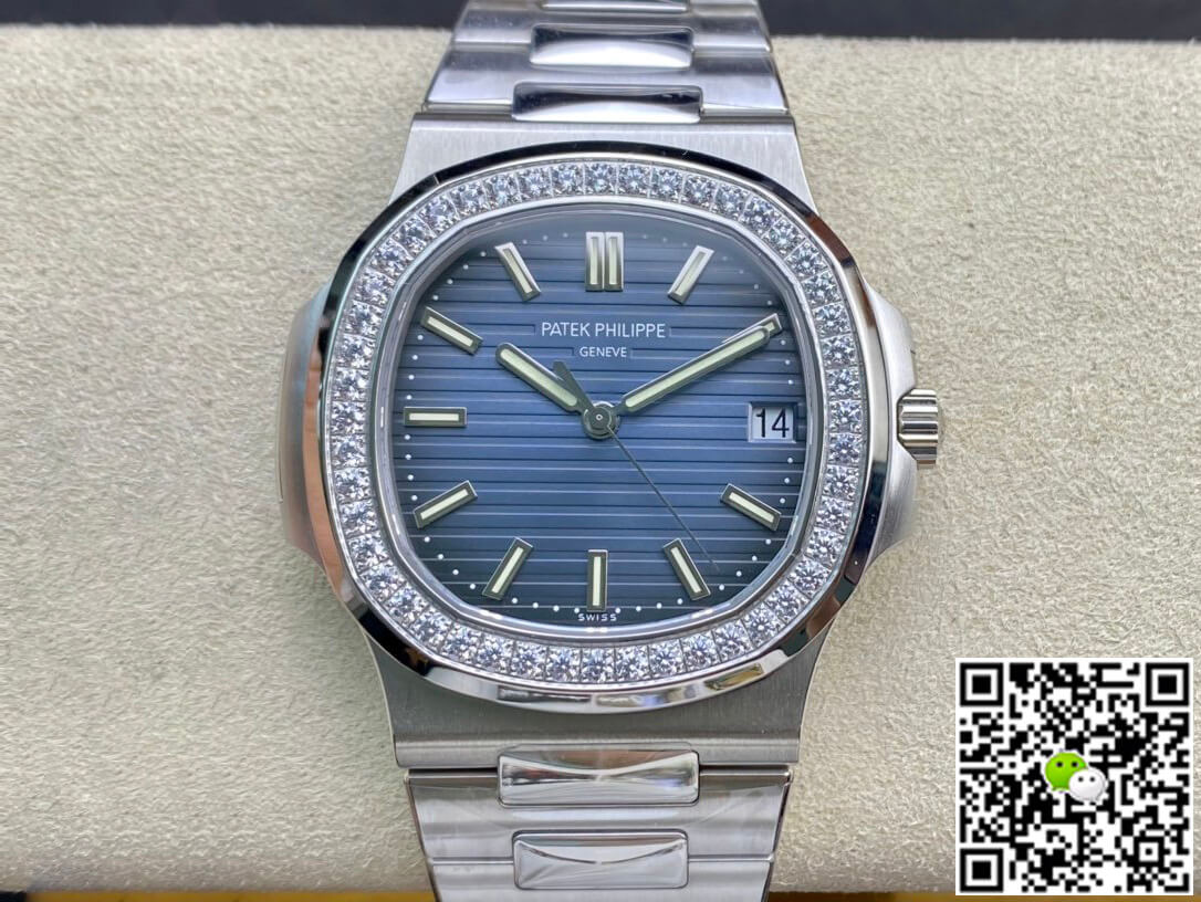 Replica Patek Philippe Nautilus 5713/1G-010 1:1 Best Edition V4 Blue Dial - DEEPREPS