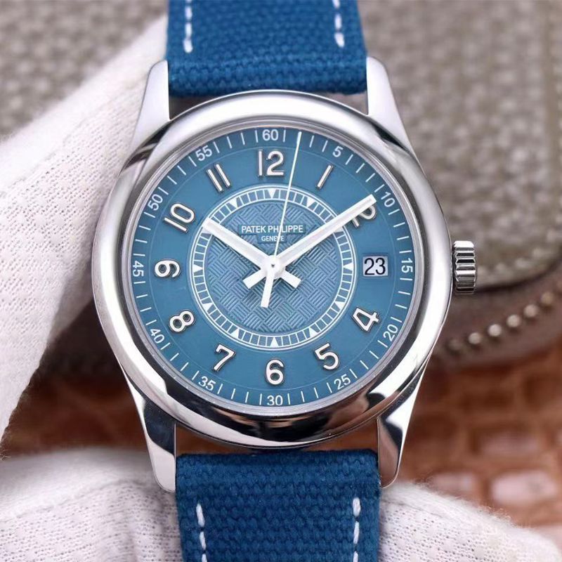 Replica Patek Philippe Calatrava 6007A-001 1:1 Best Edition Blue Dial - DEEPREPS