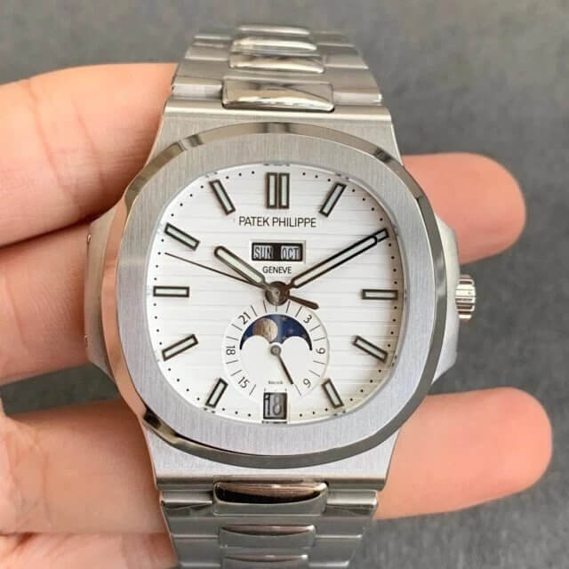Replica Patek Philippe Nautilus 5726/1A-010 1:1 Best Edition GR Factory White Dial - DEEPREPS