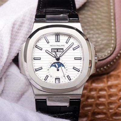 Replica Patek Philippe Nautilus 5726/1A-010 1:1 Best Edition  Black Strap - DEEPREPS