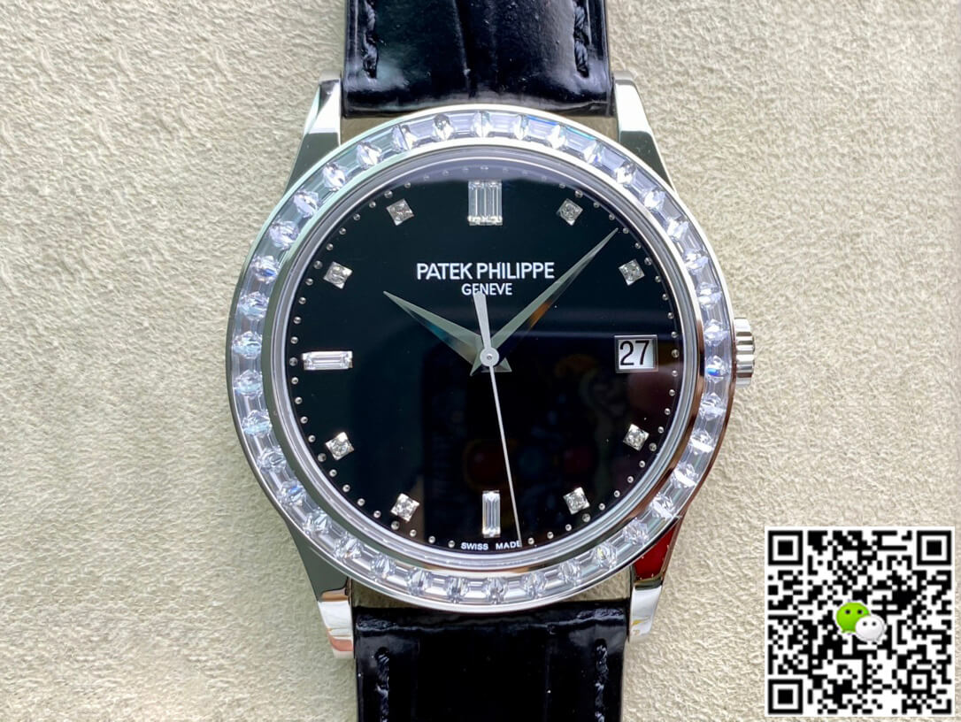 Replica Patek Philippe Calatrava 5298P-012 1:1 Best Edition Black Dial - DEEPREPS