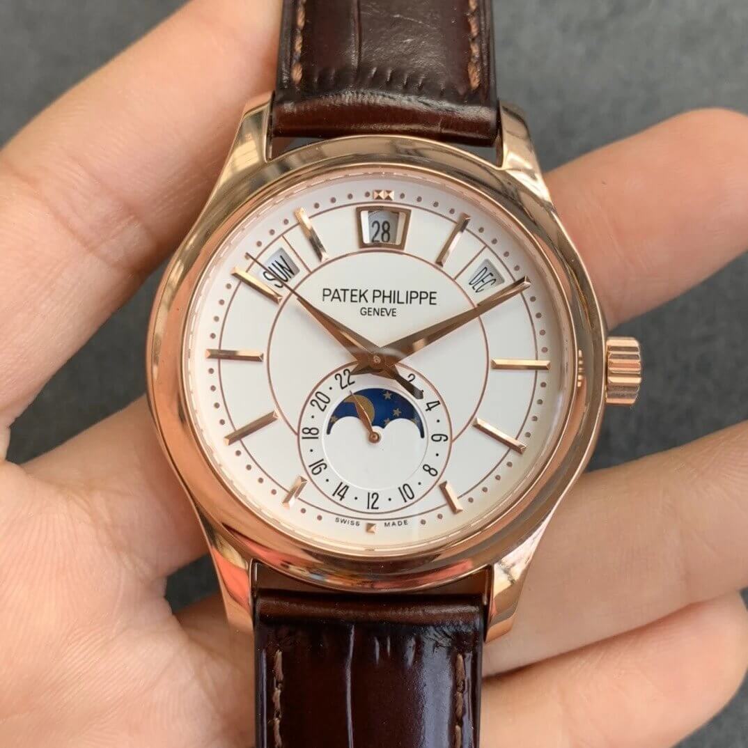 Replica Patek Philippe Complications 5205R-001 1:1 Best Edition Milky White Dial - DEEPREPS