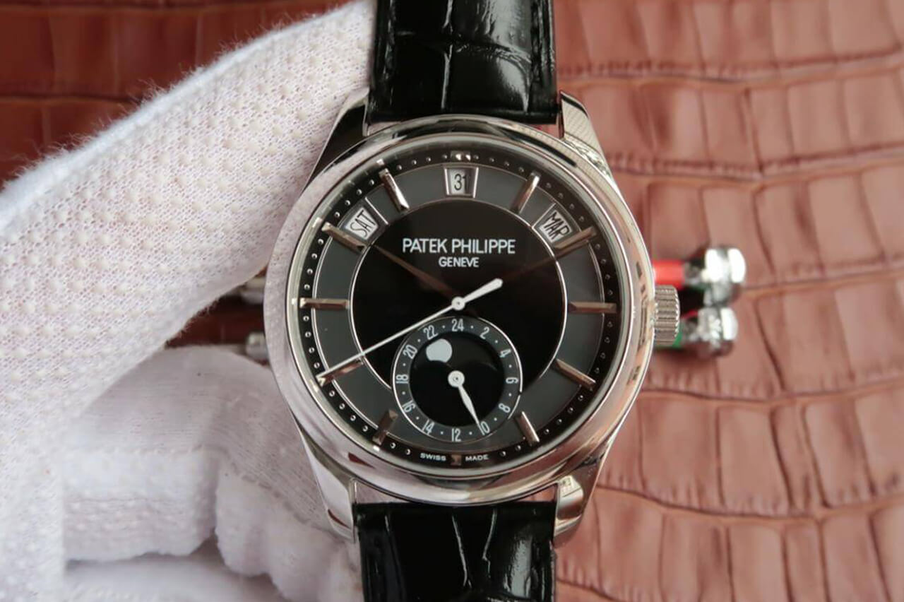 Replica Patek Philippe Grand Complications 5205R-001 1:1 Best Edition Cowhide Strap - DEEPREPS