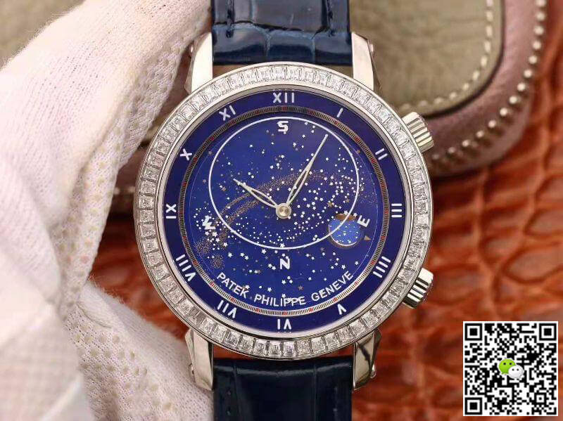 Replica Patek Philippe Grand Complications 5102G Men Watches 1:1 Best Edition Blue Dial - DEEPREPS
