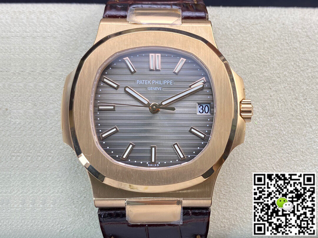 Replica Patek Philippe Nautilus 5711R-001 1:1 Best Edition  V4 Brown Dial - DEEPREPS