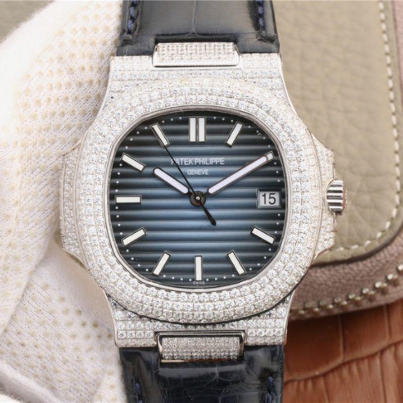 Replica Patek Philippe Nautilus 5719/1G-001 1:1 Best Edition Blue Dial - DEEPREPS