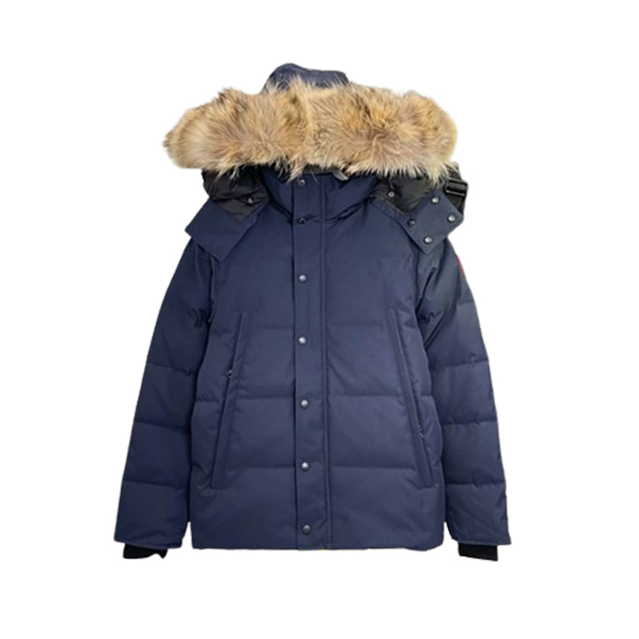Canada Goose Blue Wyndham Parka Jacket   CN38 - DEEPREPS