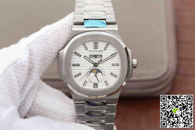 Replica Patek Philippe Nautilus 5726/1A-010 1:1 Best Edition White Textured Dial - DEEPREPS