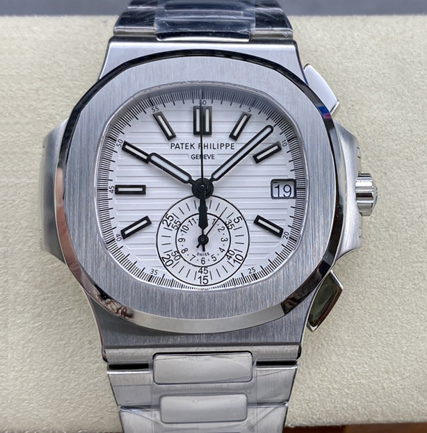 Replica Patek Philippe Nautilus 5980/1A-019 1:1 Best Edition White Dial - DEEPREPS