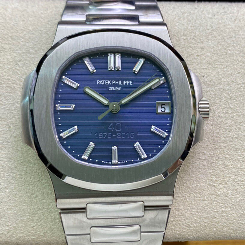 Replica Patek Philippe Nautilus 5711/1P 40th Anniversary 1:1 Best Edition Blue Dial - DEEPREPS