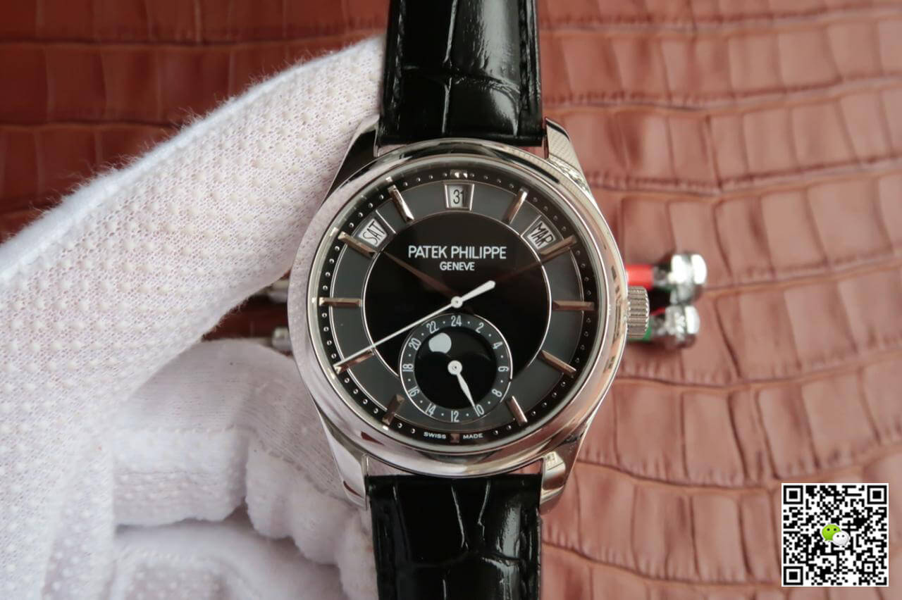 Replica Patek Philippe Grand Complications 5205R-001 1:1 Best Edition Cowhide Strap - DEEPREPS