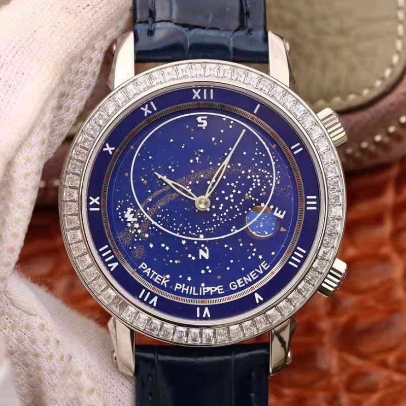 Replica Patek Philippe Grand Complications 5102G Men Watches 1:1 Best Edition Blue Dial - DEEPREPS