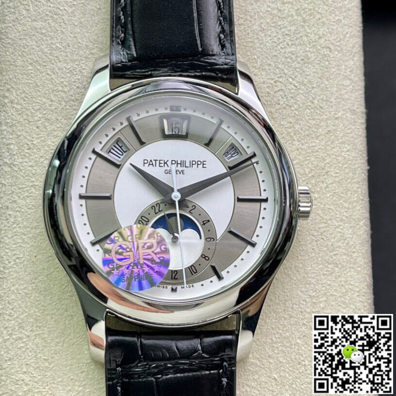 Replica Patek Philippe Complications 5205G-001 1:1 Best Edition Silver Grey Dial - DEEPREPS