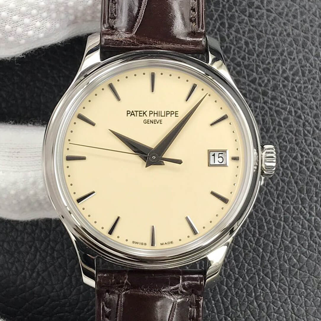 Replica Patek Philippe Calatrava 5227G-001 1:1 Best Edition Leather Strap - DEEPREPS
