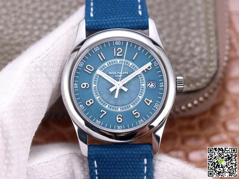 Replica Patek Philippe Calatrava 6007A-001 1:1 Best Edition Blue Dial - DEEPREPS