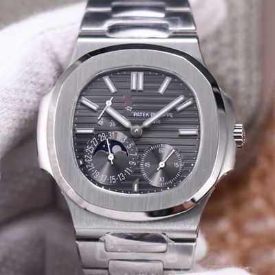 Replica Patek Philippe Nautilus 5712/1A-001 1:1 Best Edition Gray Dial Movement - DEEPREPS