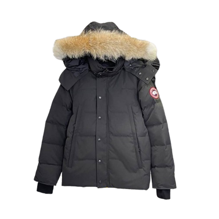 Canada Goose Black Wyndham Parka Jacket   CN37 - DEEPREPS