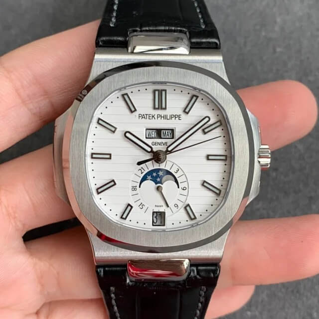 Replica Patek Philippe Nautilus 5726/1A-010 1:1 Best Edition Leather Strap - DEEPREPS