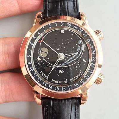 Replica Patek Philippe Grand Complications 6102R-001 1:1 Best Edition Celestial Black Rotating Dial - DEEPREPS