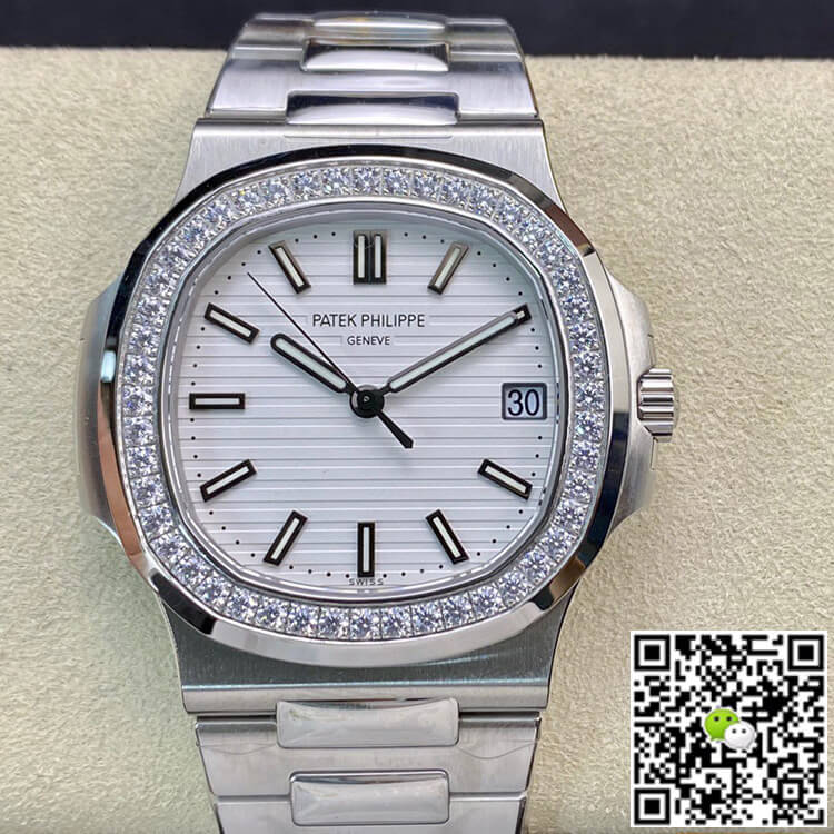 Replica Patek Philippe Nautilus 5713/1G-010 1:1 Best Edition V4 White Dial - DEEPREPS