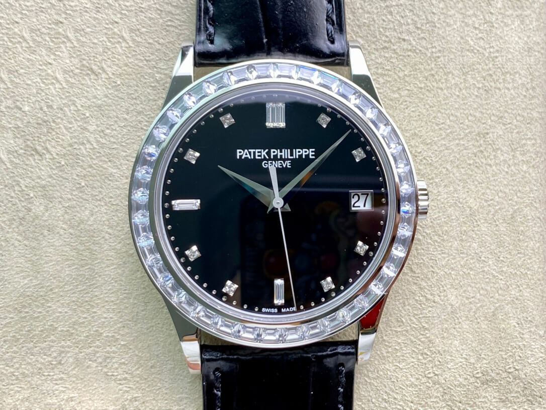 Replica Patek Philippe Calatrava 5298P-012 1:1 Best Edition Black Dial - DEEPREPS