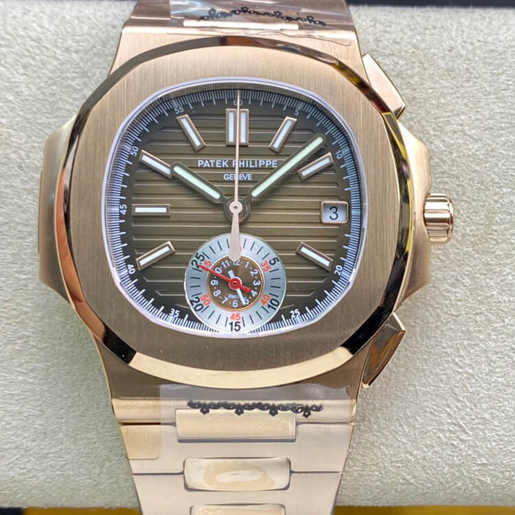 Replica Patek Philippe Nautilus 5980-1R 1:1 Best Edition V2 Rose Gold - DEEPREPS
