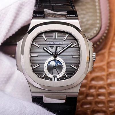 Replica Patek Philippe Nautilus 5726A-001 1:1 Best Edition  Black Strap - DEEPREPS