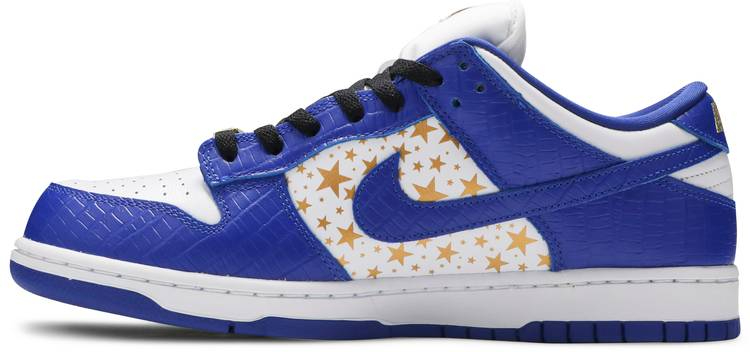 Supreme x Dunk Low OG SB QS  Hyper Royal  DH3228-100 - DEEPREPS