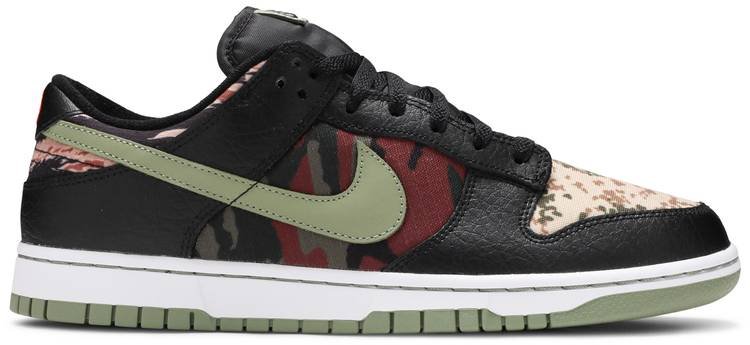 Dunk Low SE  Black Multi-Camo  DH0957-001 - DEEPREPS